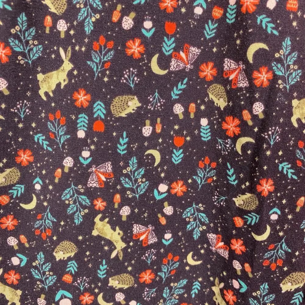 Lands End Brown Woodland Creatures Sleep Pants Sz.S